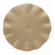 Lugar Americano 38cm De Polipropileno Babado Dourado 
